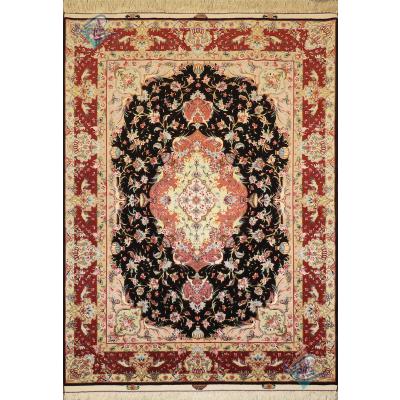 Pair Rug Tabriz Carpet Handmade Neshat Design