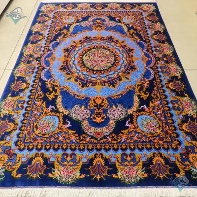Rug Qom Carpet Handmade Toranj Design All Silk