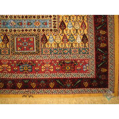 Zar-o-Nim Kilim Carpet Sirjan Handwoven