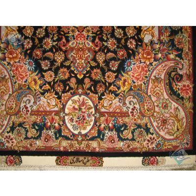 Zar-o-nim Tabriz Carpet Handmade Salari Design 