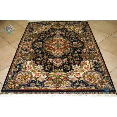 Zar-o-nim Tabriz Carpet Handmade Salary  Design 