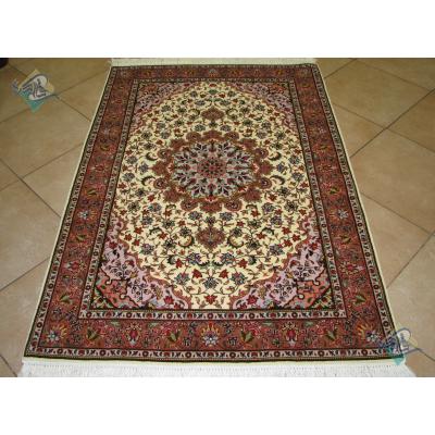 Zar-o-nim Tabriz Carpet Handmade Zohreh  Design