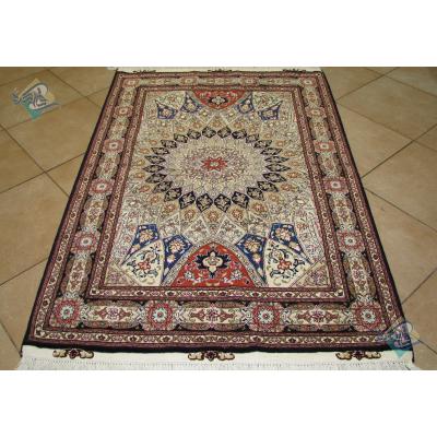 Zar-o-nim Tabriz Carpet Handmade Dome  Design