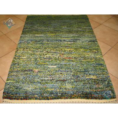 Zar-o-nim Gabeh Ghashghai Carpet Handmade 