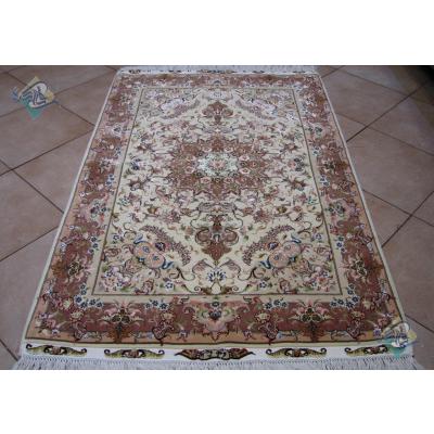 Zar-o-nim Tabriz Carpet Handmade  Oliya Design