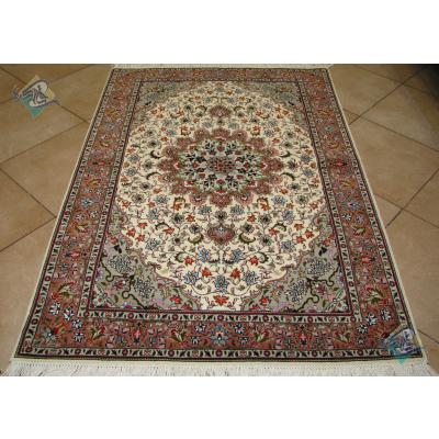 Zar-o-nim Tabriz Carpet Handmade Zohre Design