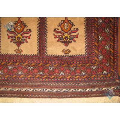 Zar-o-Nim Carpet Handwoven Balouch Cedar Design