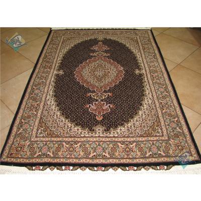 Zar-o-Nim Tabriz Carpet Handmade Mahi Design