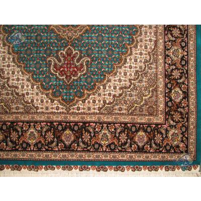 Zar-o-Nim Tabriz Carpet Handmade Mmahi Design