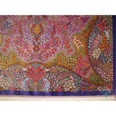 Zar-o-Nim Qom Carpet Handmade Momeni Design