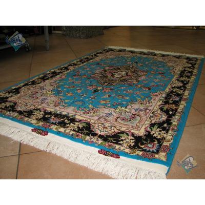 Zar-o-Nim Tabriz Carpet Handmade New Khatibi Design