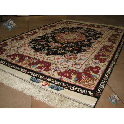 Zar-o-Nim Tabriz Carpet Handmade Neshat Design