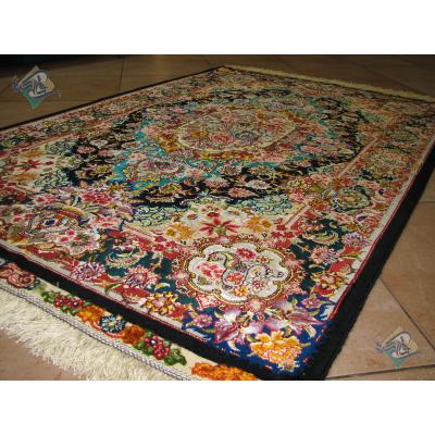 Zar-o-Nim Tabriz Carpet Handmade New Salari Design