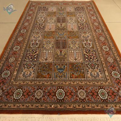 Zaronim Ghom Carpet Handmade Brick Design