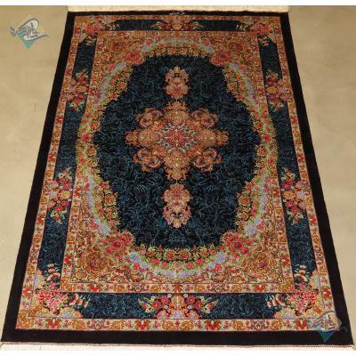 Zaronim Qom Carpet Handmade Golzar Design All Wool