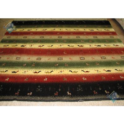 Square Gabbeh Carpet Liner Design