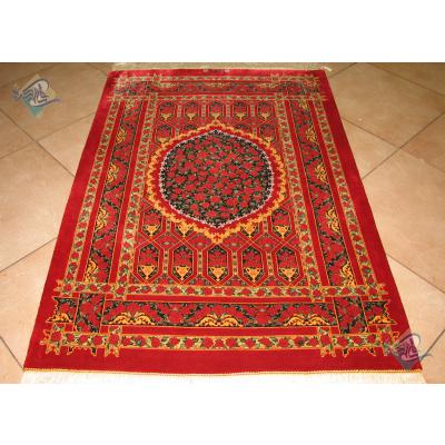 Zar-o-charak Carpet Handwoven Qom Ros Design