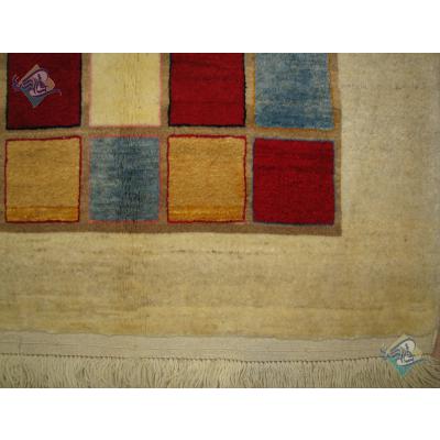 Runner Bakhtiyari Carpet Handmade Adobe Design All Wool