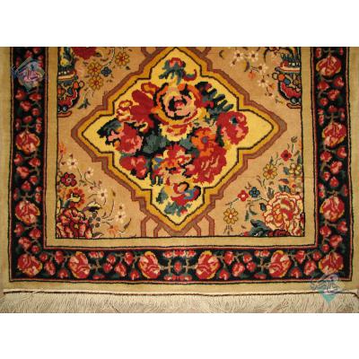Rug Bakhtiyari Carpet Handmade Diamond Design All Wool