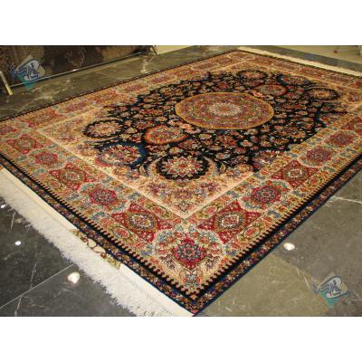 Pair Nine meter Tabriz Carpet Handmade Khatibi Design