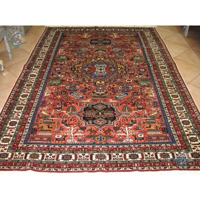 Rug Ardebil Carpet Handmade Geometric Design