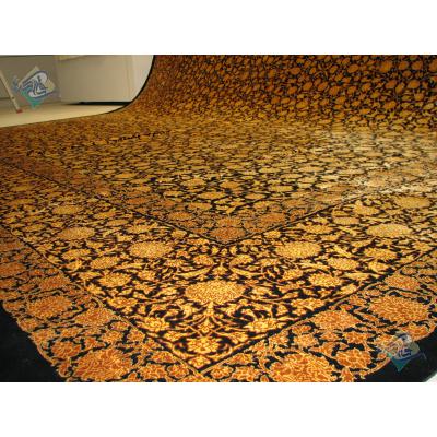 Twelve meters Qom Carpet Handmade Versace Design All Silk