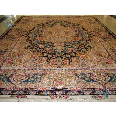 Nine Meter Tabriz Carpet Handmade Salary Design