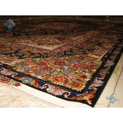 Nine Meter Tabriz Carpet Handmade Salary Design