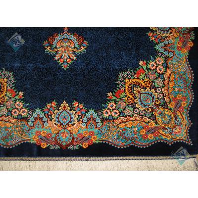 Zar-o-Charak Qom Handwoven Bergamot Design All Silk