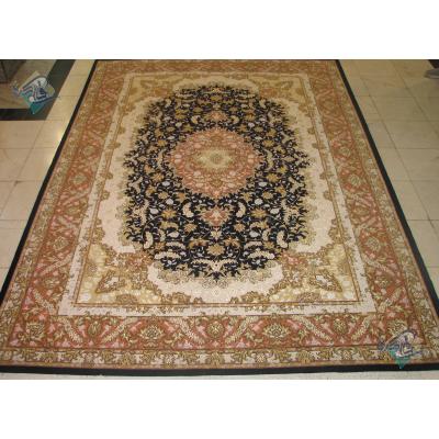 Nine Meter Tabriz Carpet Handmade Gholriz Design