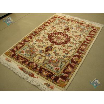 Zar-o-Charak Tabriz Carpet Handmade Oliya Design