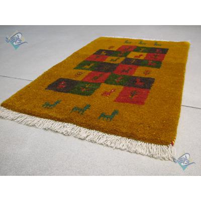 Mat Gabeh Carpet Handmade Chess Design All Wool