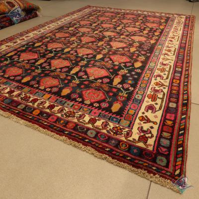 Rug Afshar Carpet Handmade Repetitious Design