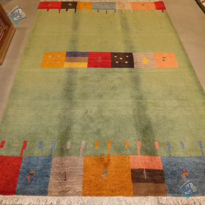 Rug Ghashghi Gabeh Handmade Simple floor Brick Design All Wool