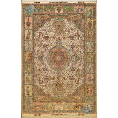 Nine meter Tabriz Carpet Handmade Nami Design