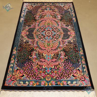 Zarocharak Qom Carpet Handmade Bitarafan Design