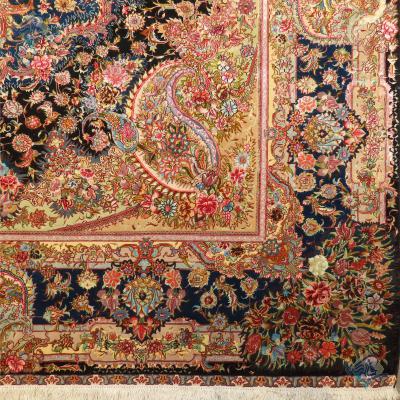 Nine Meter Handmade Tabriz Carpet New Salari Design