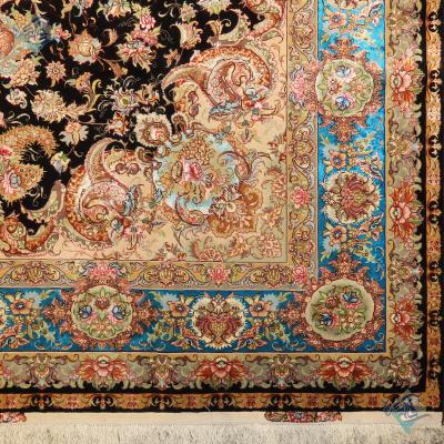 Pair Nine Tabriz Carpet Handmade New Khatibi Design