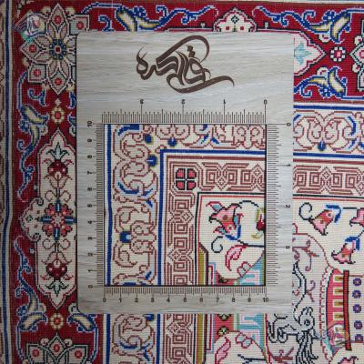 Zaronim Qom Carpet Handmade Brick Design All Silk