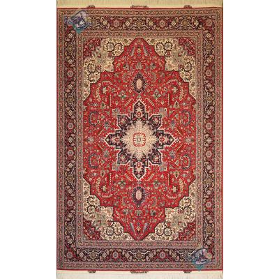 Nine Meters Tabriz Carpet Handmade Heris Design