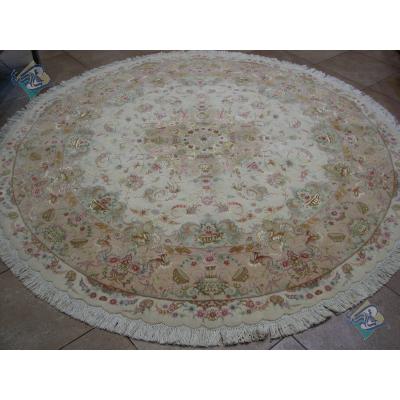 Circle Carpet Tabriz Eimani Design
