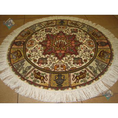 Circle Carpet Tabriz Nami Design
