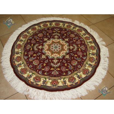 Circle Tabriz Handwoven Carpet Taghizadeh  Design