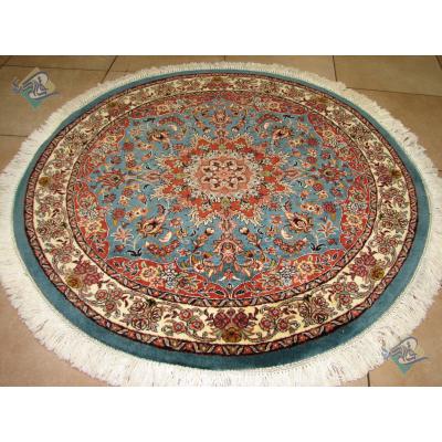Circle Bidjar Handwoven Carpet Bergamot Design