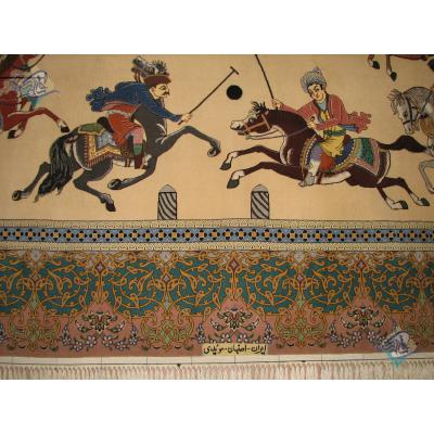 Esfahan Carpet Handmade wicket Design