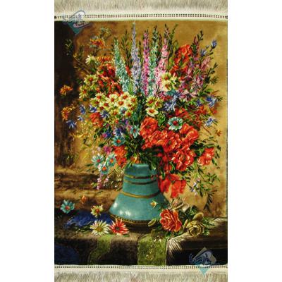 Tabriz Tableau Carpet Flower pot