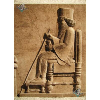 Tableau Carpet Handwoven Tabriz Cyrus the Baptist Design