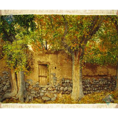 Tableau Carpet Handwoven Tabriz Mulberry garden Design