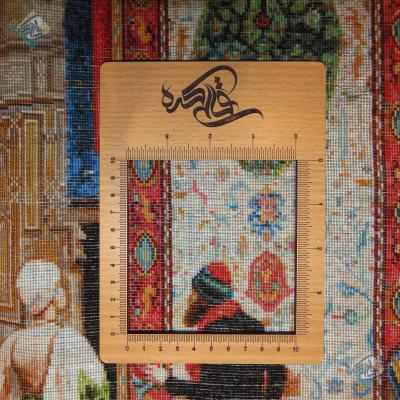Tableau Carpet Handwoven Tabriz Cairo Bazaar Design