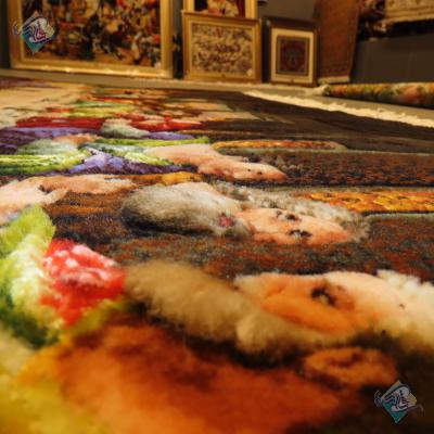 Tableau Carpet Handwoven Tabriz Da Vinci's Last Supper Design